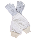 guanti apicoltore bianchi pelle sintetica ergonomici